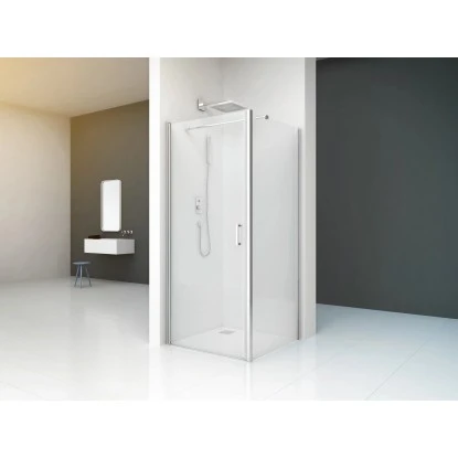 Baliv Dusch-Schwingtür DUK-80.60T 80 Cm X 195 Cm Chrom – Bild 2