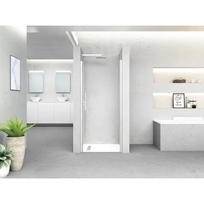 Baliv Dusch-Schwingtür DUK-80.60T 80 Cm X 195 Cm Chrom – Bild 6