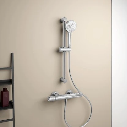 Ideal Standard Duschsystem Ceratherm T50 Aufputz Brausestange 900 Mm Chrom â Bild 8