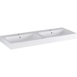 Geberit Doppelwaschbecken ICon 120 Cm Weiß