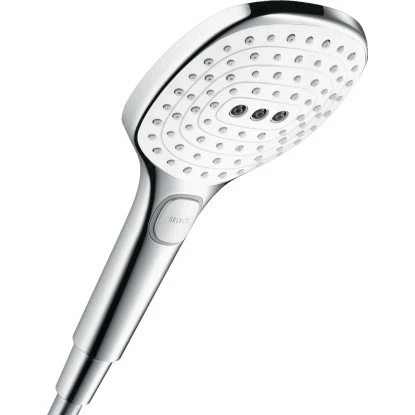 Hansgrohe Raindance Select E Handbrause 120 3jet EcoSmart Weiß-Chrom