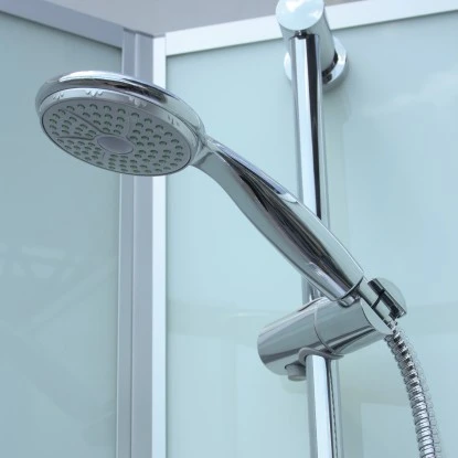 Schulte Komplettduschkabine Kreta II Alu-Natur Hellgrün 89x89x202 Cm – Bild 5