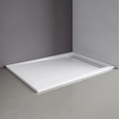 Schulte ExpressPlus Duschwanne Mit Rinne Extraflach 90x100cm – Bild 2