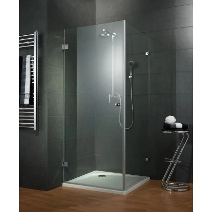 Schulte Drehtür Davita Inkl. Seitenwand Echtglas Chrom – Bild 3