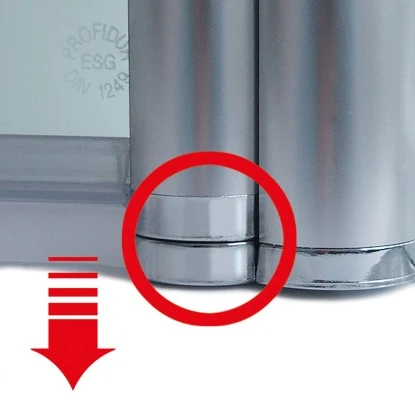 Schulte ExpressPlus Eckeinstieg Mit Drehfalttür Garant Fliesen 200x80cm – Bild 3