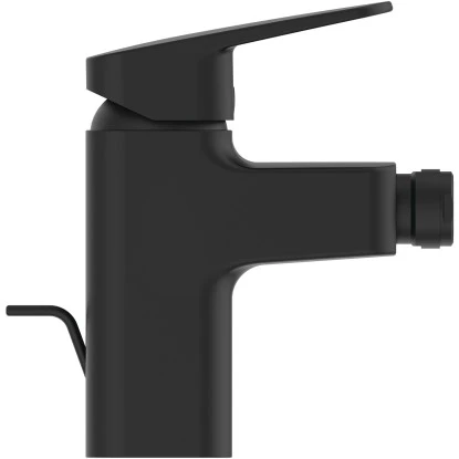 Ideal Standard Bidetarmatur Ceraplan Mit Ablaufgarnitur Schwarz Matt – Bild 2