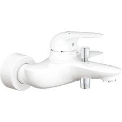 Grohe Einhebelmischer-Wannenarmatur Eurostyle Moon White