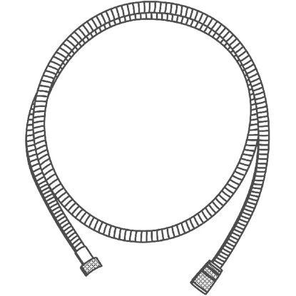 Grohe QuickFix Brauseschlauch VitalioFlex Long-Life Twiststop 175 Cm Chrom