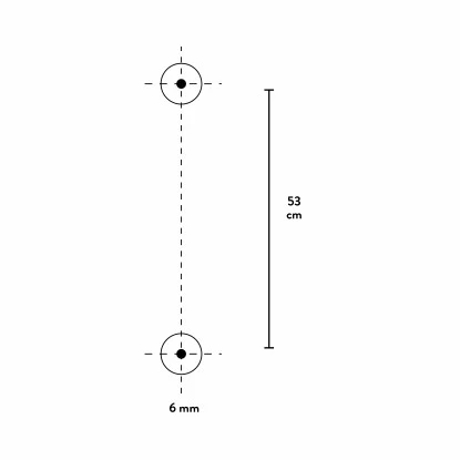 Baliv Brausestange DST-50.01, 58 Cm Verchromt – Bild 3