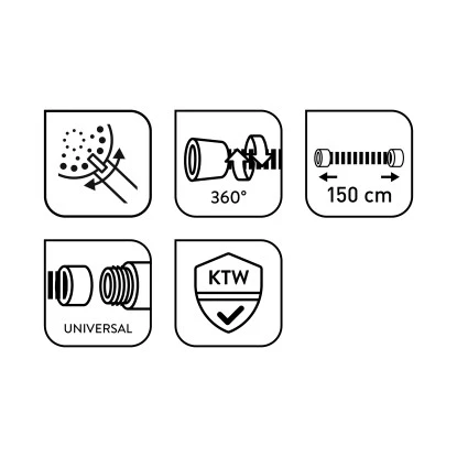 Baliv Wannenbrause-Set WBS-150.20 Verchromt – Bild 7