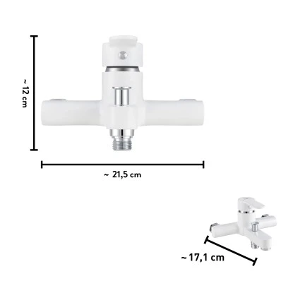 Baliv Wannenarmatur WA-5892 Weiß – Bild 3