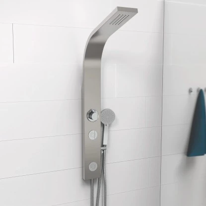 Schütte Duschpaneel Sansibar Edelstahl – Bild 4