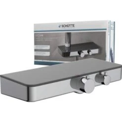 Schütte Thermostat-Duscharmatur Ocean Mit Ablage Chrom-Anthrazit