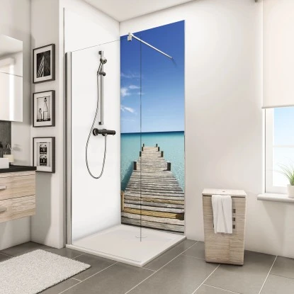 Schulte DecoDesign Duschrückwand Foto Steg Malediven 210 X 90 Cm – Bild 3