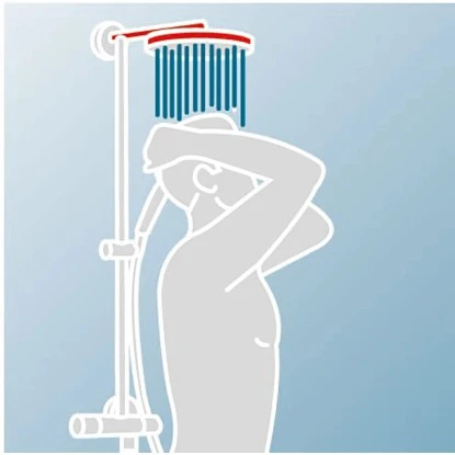 Schulte ExpressPlus Duschsystem Rain III Modern Mit Ablage – Bild 8