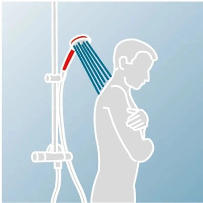 Schulte ExpressPlus Duschsystem Rain III Modern Mit Ablage – Bild 9