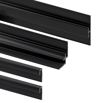 Schulte DecoDesign Profilset Schwarz 210 Cm