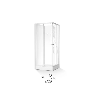 Baliv Komplettdusche DUK-85.110KE 85 Cm X 85 Cm Silber Matt – Bild 8