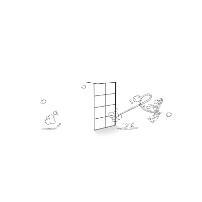 Baliv Duschabtrennung Walk-In DUK-120.131 120 Cm X 195 Cm Schwarz – Bild 2