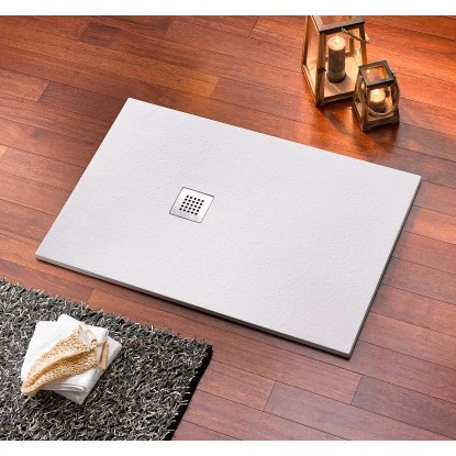 Ottofond Duschwanne Strato 100 Cm X 80 Cm X 2,4 Cm Weiß – Bild 2