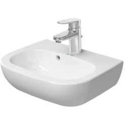 Duravit Handwaschbecken D-Code 45 Cm Weiß Mit Überlauf
