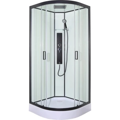 Sanotechnik Komplettduschkabine Sky 1 CL73 Schwarz – Bild 2