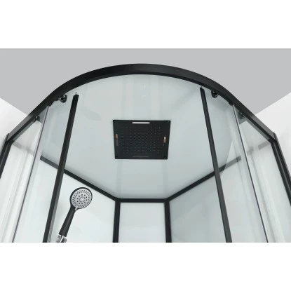 Sanotechnik Komplettduschkabine Sky 1 CL73 Schwarz – Bild 3