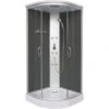 Sanotechnik Komplettduschkabine Punto 209 Cm X 90 Cm X 90 Cm Schwarz