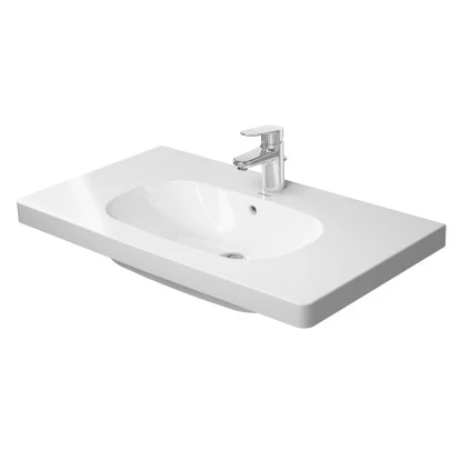 Duravit Möbelwaschbecken D-Code 85 Cm Weiß Mit 1 Hahnloch