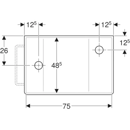Geberit Gipsfangbecken Publica Oberteil 78 Cm Weiß – Bild 5