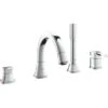 Grohe 4-Loch-Einhand-Wannenkombination Grandera Chrom