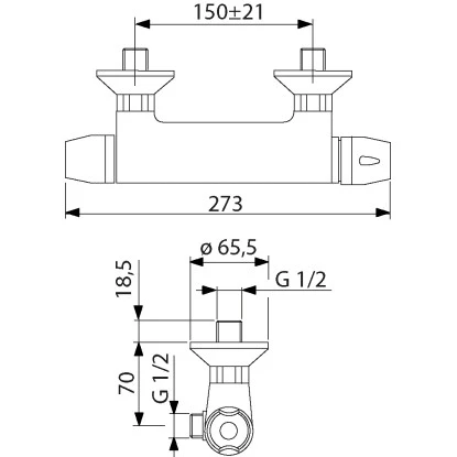 Sanitop-Wingenroth Thermostat Sopotherm Für Brause Chrom – Bild 2