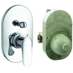 Hansgrohe Unterputz Wannenfüllarmatur Ecos Chrom