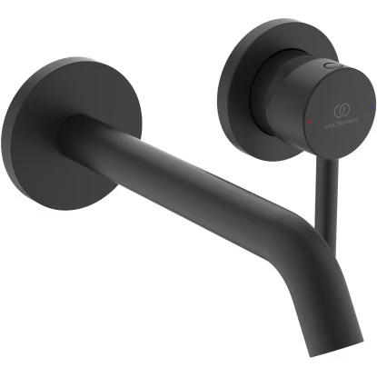 Ideal Standard Wand-Waschtischarmatur Ceraline Unterputz Silk Black