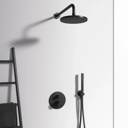 Ideal Standard Einzelthermostat Ceratherm T100 Unterputz Silk Black – Bild 4