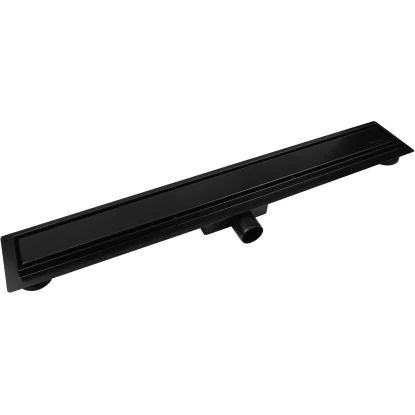 VerosanPro Duschrinne Nakia DR2 Komplettset Inkl. Designrost Matt Schwarz 90 Cm