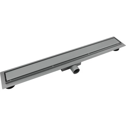 VerosanPro Duschrinne Nakia DR2 Komplettset Designrost Matt Hellgrau 100 Cm