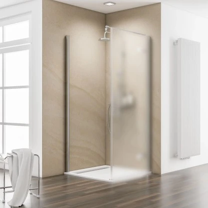 Schulte Master Class Seitenwand Für Drehtür Echtglas