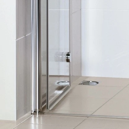 Breuer Eckeinstieg DrehfalttürElana Komfort Chrom Klarglas 80 X 80 Cm – Bild 7