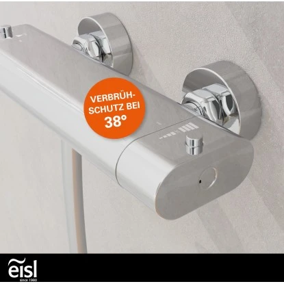 Eisl Thermostat Duscharmatur Carneo Chrom – Bild 5
