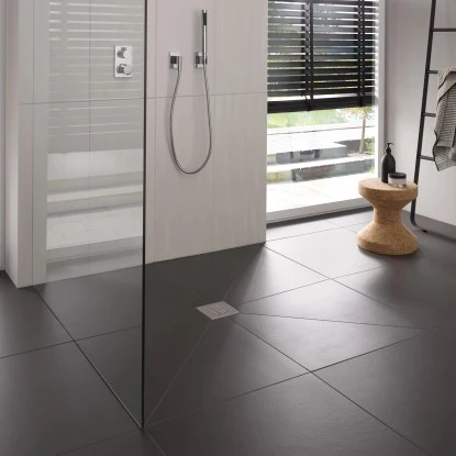 Bodenebenes Befliesbares Duschelement Indigno P Reno Mit Punktabl. 120 X 120 Cm – Bild 3