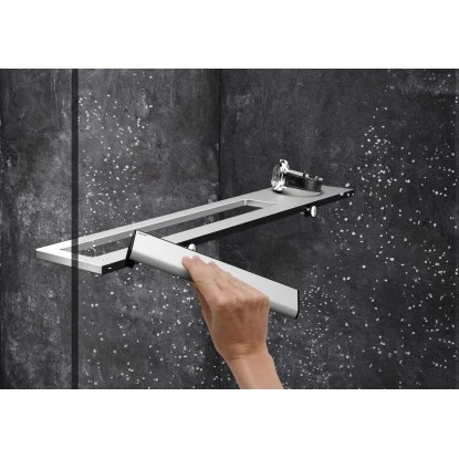 Hüppe Duschablage ZB Select+ Wischer Silber Matt – Bild 2