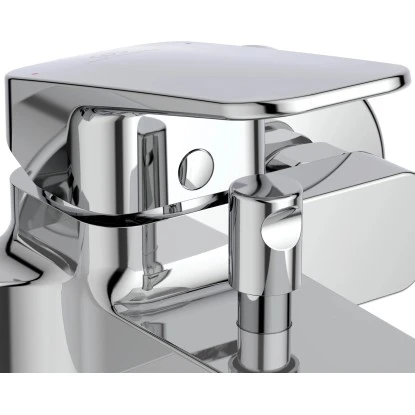 Ideal Standard Badearmatur Ceraplan Chrom Aufputz Mit Handbrause-Set – Bild 3