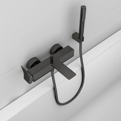 Ideal Standard Brausehalter Idealrain Atelier Grey Eckig Für Handbrause – Bild 3