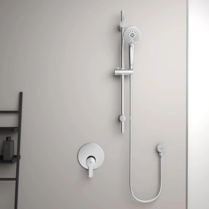 Ideal Standard Brauseschlauchanschluss Idealrain Atelier Chrom Rund Aufputz – Bild 6