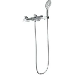 Eisl Thermostat Wannenarmatur Mit Hand-Brauseset Claudio Chrom