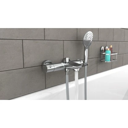 Eisl Thermostat Wannenarmatur Mit Hand-Brauseset Claudio Chrom – Bild 5