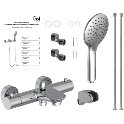 Eisl Thermostat Wannenarmatur Mit Hand-Brauseset Claudio Chrom – Bild 4