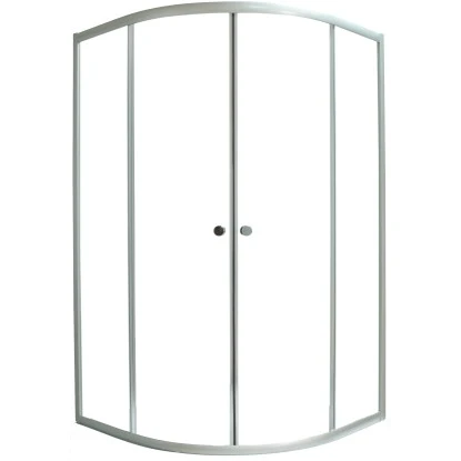 Sanotechnik Rundduschen-Set Mit Hoher Brausetasse 190 Cm X 90 Cm X 90 Cm Weiß – Bild 2