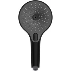 Wenko Duschkopf Ultimate Shower Schwarz/Grau Ø 13 Cm